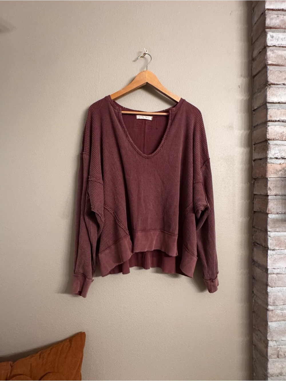 FREE PEOPLE Buttercup Thermal Sweater - Picture 2 of 4